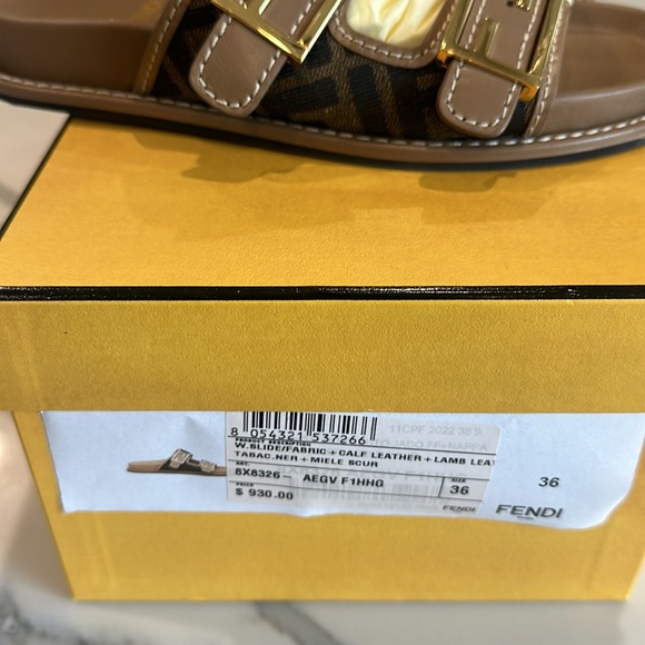 Fendi FF Logo Sandals - Picture 6 of 6